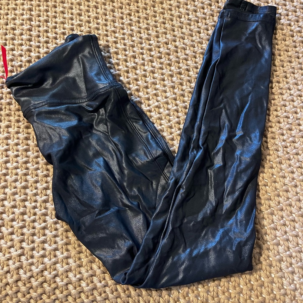 Spanx leather leggings